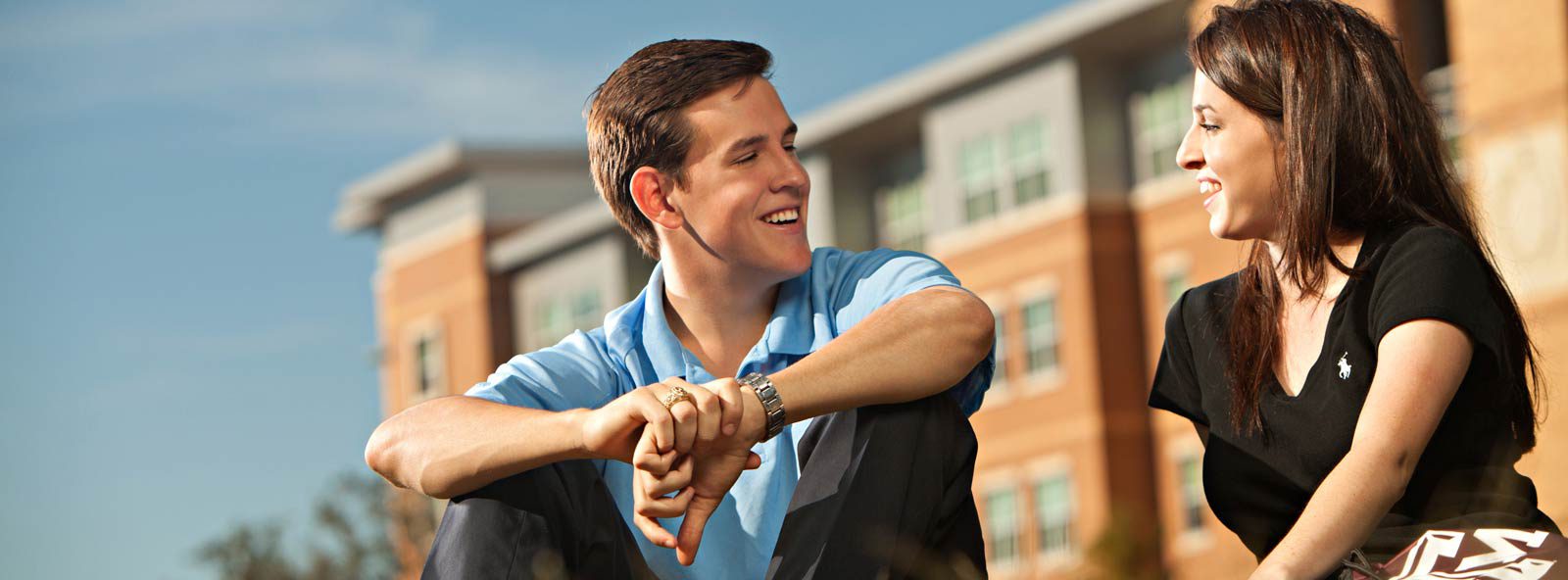 Two Students Talking